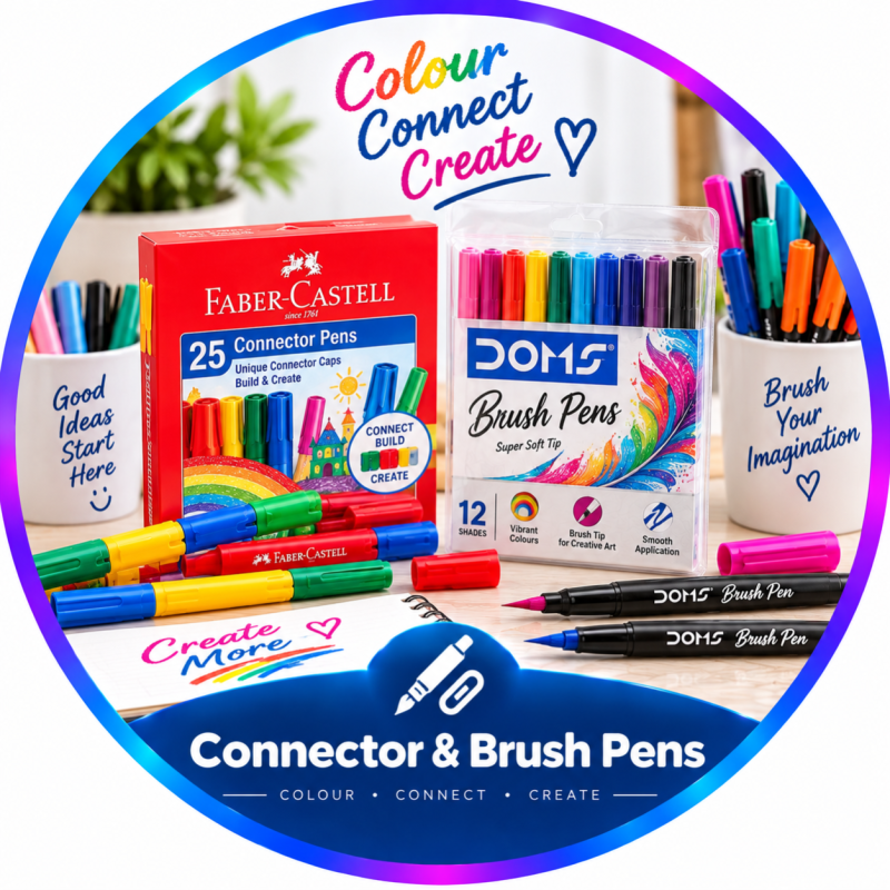 CONNECTOR & BRUSH PENS
